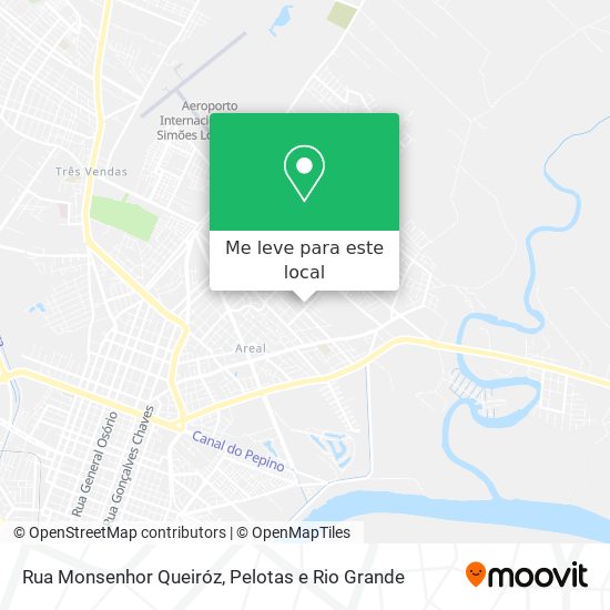 Rua Monsenhor Queiróz mapa