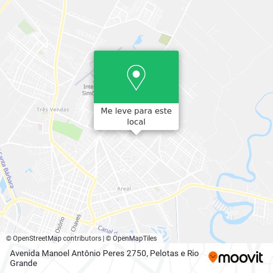 Avenida Manoel Antônio Peres 2750 mapa