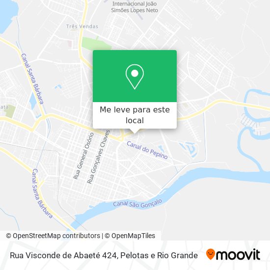 Rua Visconde de Abaeté 424 mapa