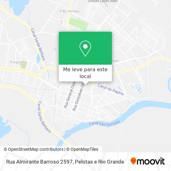 Rua Almirante Barroso 2597 mapa