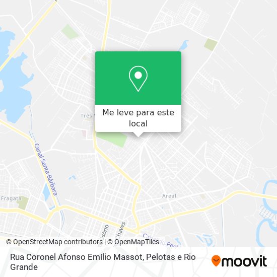 Rua Coronel Afonso Emílio Massot mapa