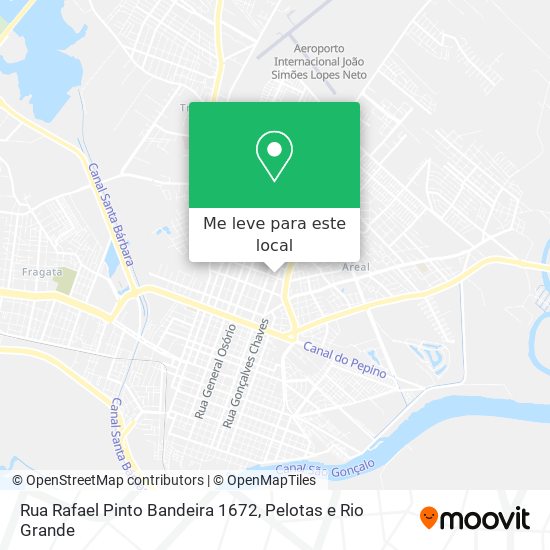Rua Rafael Pinto Bandeira 1672 mapa