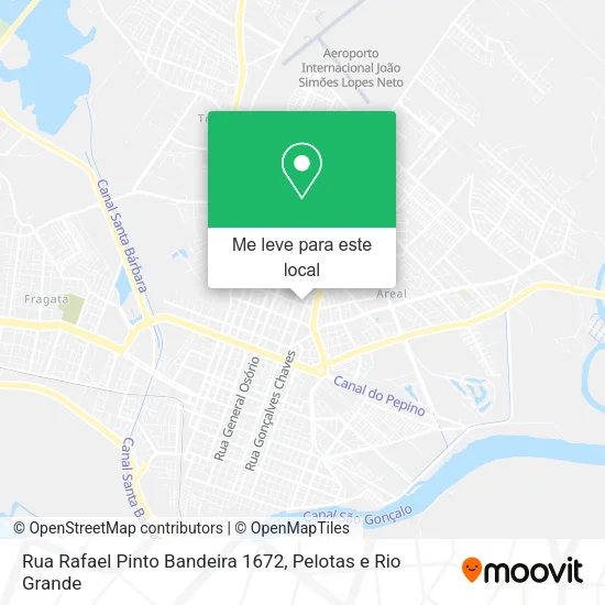 Rua Rafael Pinto Bandeira 1672 mapa