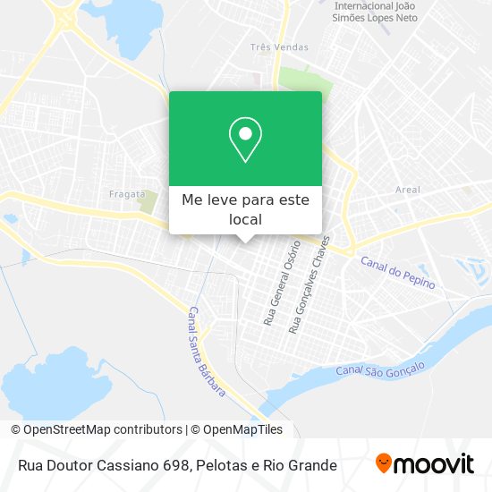Rua Doutor Cassiano 698 mapa
