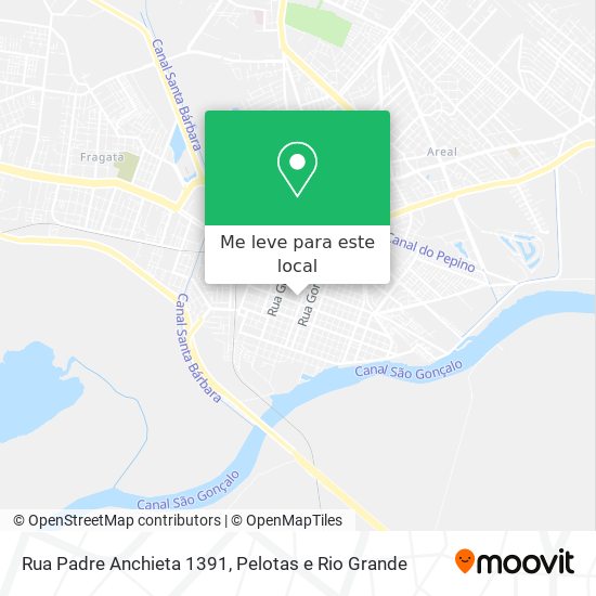 Rua Padre Anchieta 1391 mapa