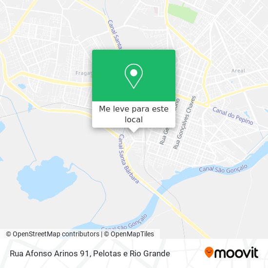 Rua Afonso Arinos 91 mapa