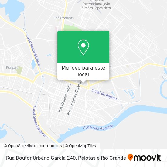 Rua Doutor Urbâno García 240 mapa