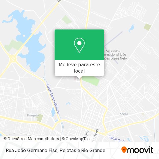 Rua João Germano Fiss mapa