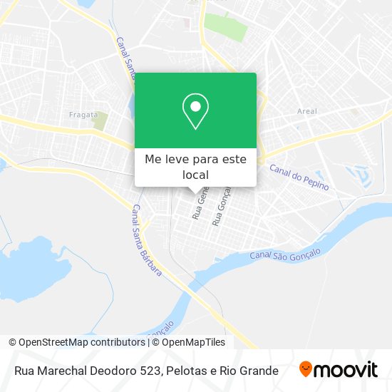 Rua Marechal Deodoro 523 mapa