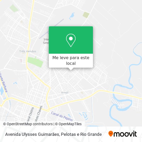 Avenida Ulysses Guimarães mapa