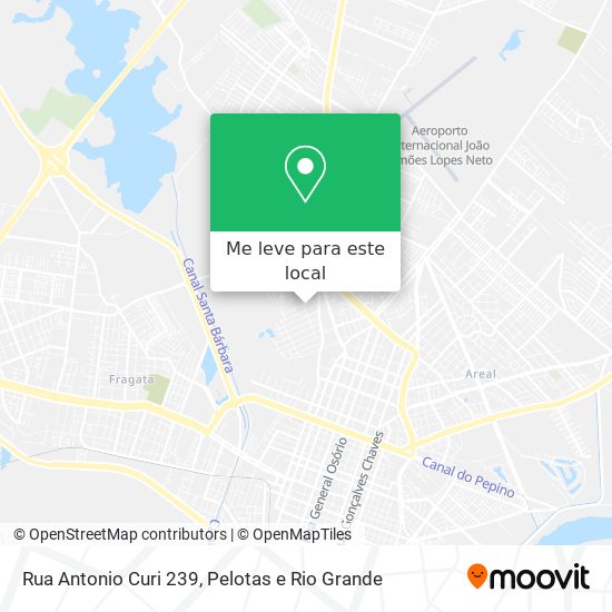 Rua Antonio Curi 239 mapa