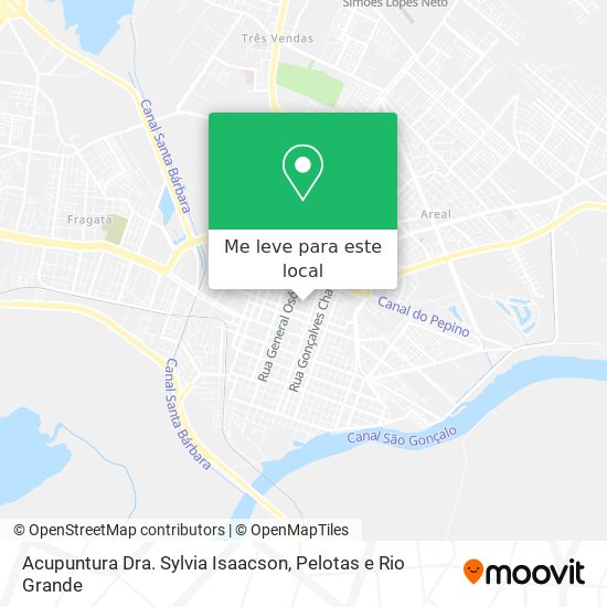 Acupuntura Dra. Sylvia Isaacson mapa