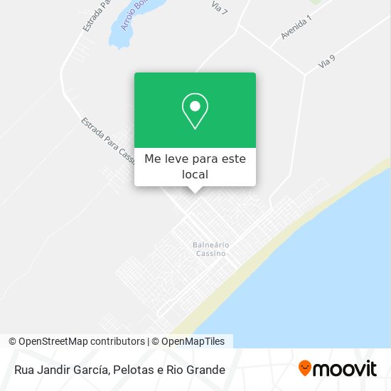 Rua Jandir García mapa