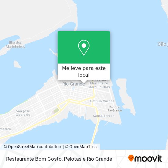 Restaurante Bom Gosto mapa