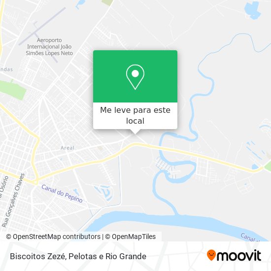 Biscoitos Zezé mapa
