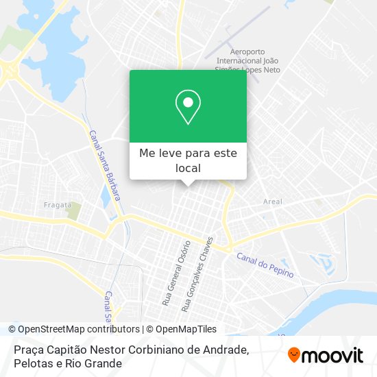 Praça Capitão Nestor Corbiniano de Andrade mapa