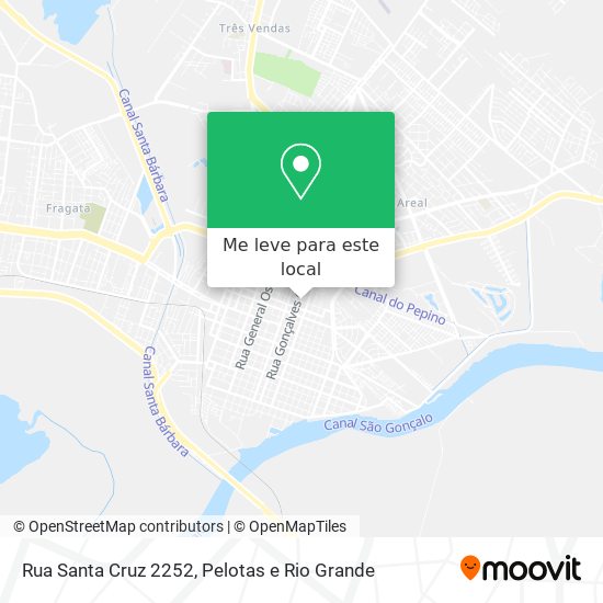 Rua Santa Cruz 2252 mapa
