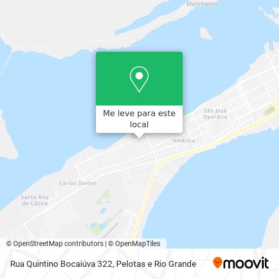 Rua Quintino Bocaiúva 322 mapa