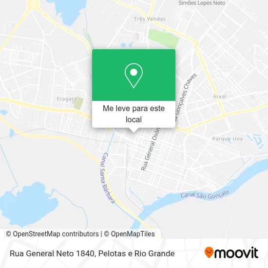 Rua General Neto 1840 mapa