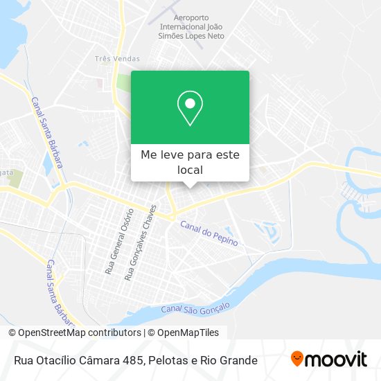 Rua Otacílio Câmara 485 mapa
