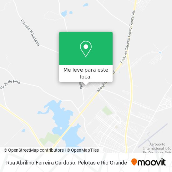 Rua Abrilino Ferreira Cardoso mapa