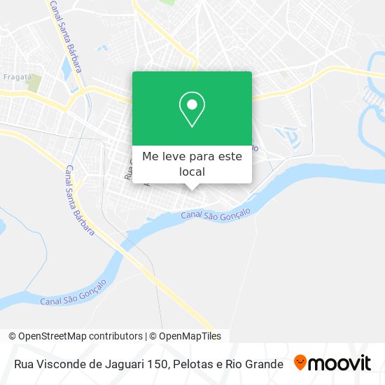 Rua Visconde de Jaguari 150 mapa