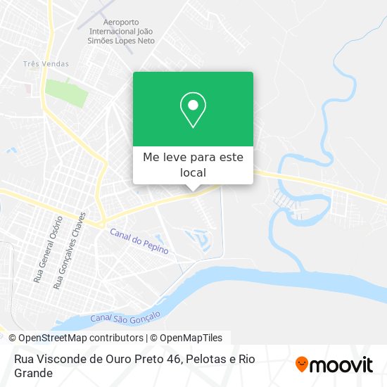 Rua Visconde de Ouro Preto 46 mapa