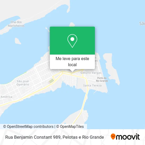 Rua Benjamin Constant 989 mapa