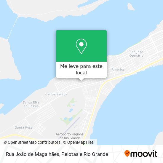 Rua João de Magalhães mapa