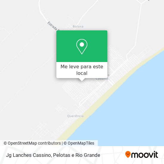 Jg Lanches Cassino mapa
