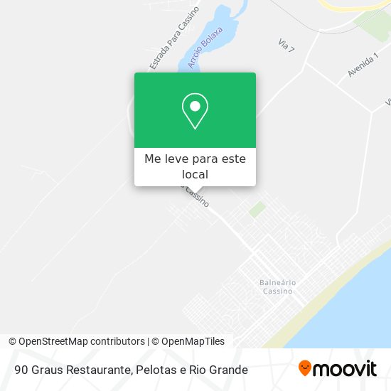 90 Graus Restaurante mapa