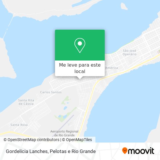 Gordelícia Lanches mapa