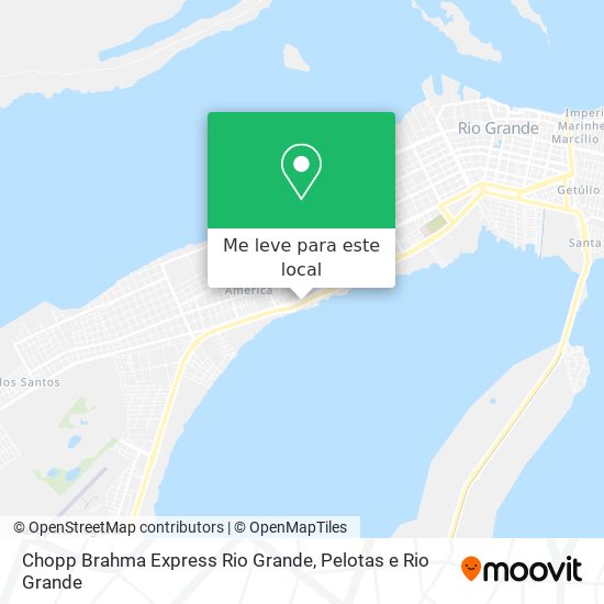 Chopp Brahma Express Rio Grande mapa