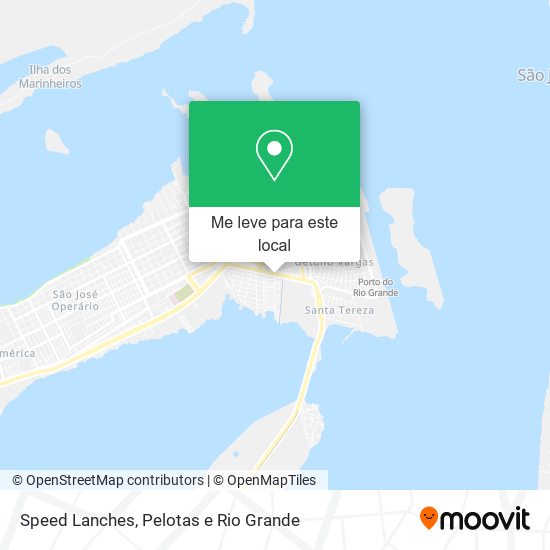 Speed Lanches mapa
