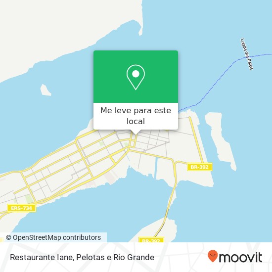 Restaurante Iane, Rua General Neto Rio Grande Rio Grande-RS 96200-010 mapa