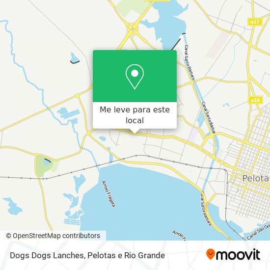 Dogs Dogs Lanches mapa