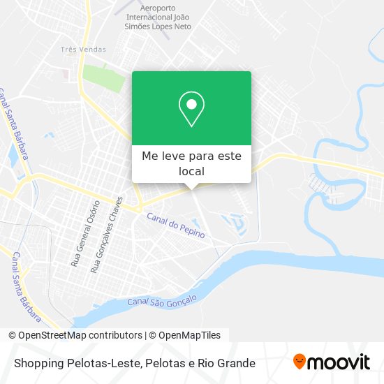 Shopping Pelotas-Leste mapa