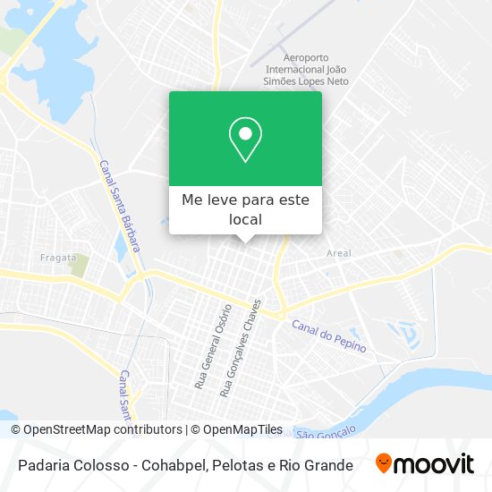 Padaria Colosso - Cohabpel mapa