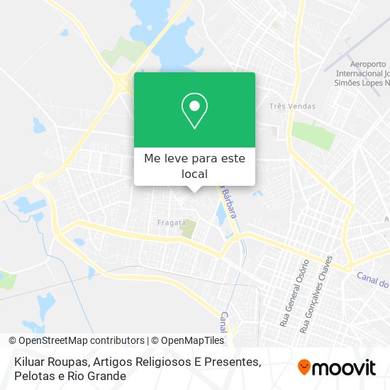 Kiluar Roupas, Artigos Religiosos E Presentes mapa