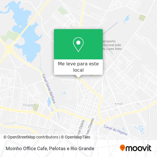 Moinho Office Cafe mapa