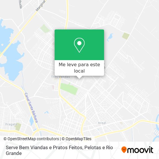 Serve Bem Viandas e Pratos Feitos mapa