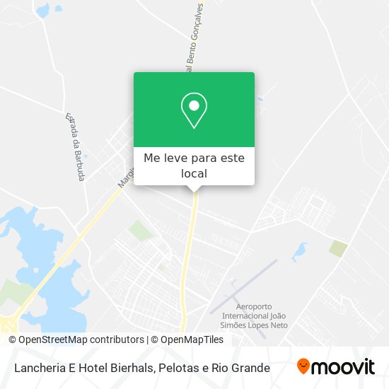 Lancheria E Hotel Bierhals mapa