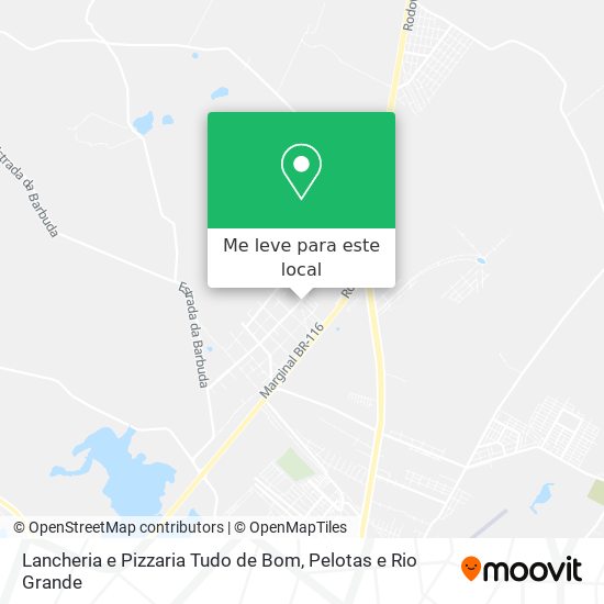 Lancheria e Pizzaria Tudo de Bom mapa