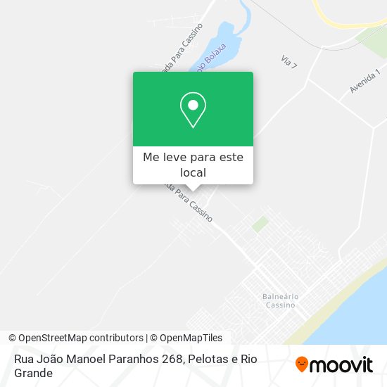 Rua João Manoel Paranhos 268 mapa