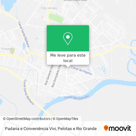 Padaria e Conveniência Vivi mapa