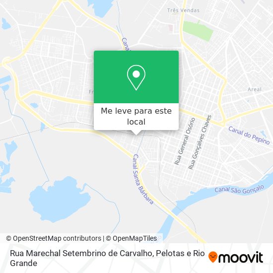 Rua Marechal Setembrino de Carvalho mapa