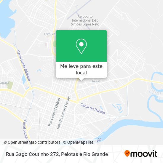 Rua Gago Coutinho 272 mapa