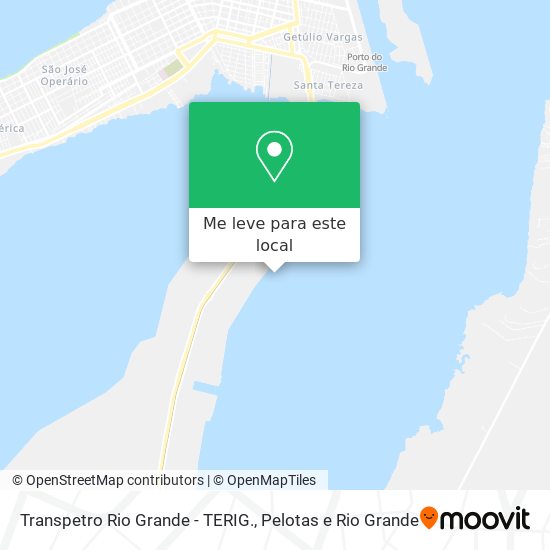 Transpetro Rio Grande - TERIG. mapa