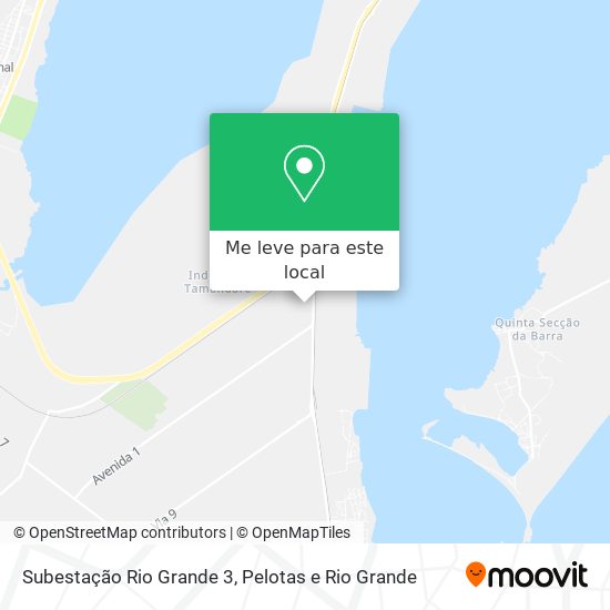 Subestação Rio Grande 3 mapa