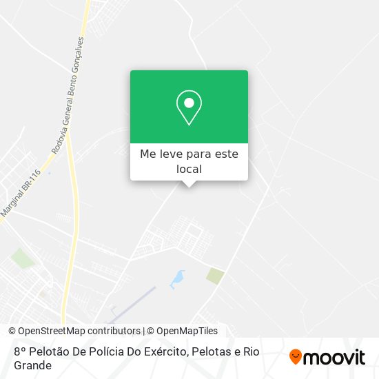 8º Pelotão De Polícia Do Exército mapa